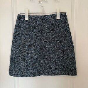 LOFT Blue Mini Pencil Skirt for Work